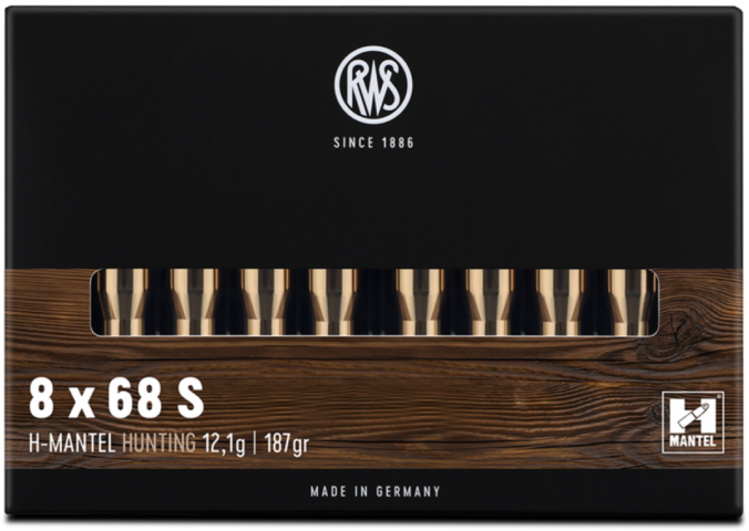 8x68 S H Mantel 12.1g / 187grs