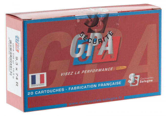9,3x74R GPA 15.5g / 238grs