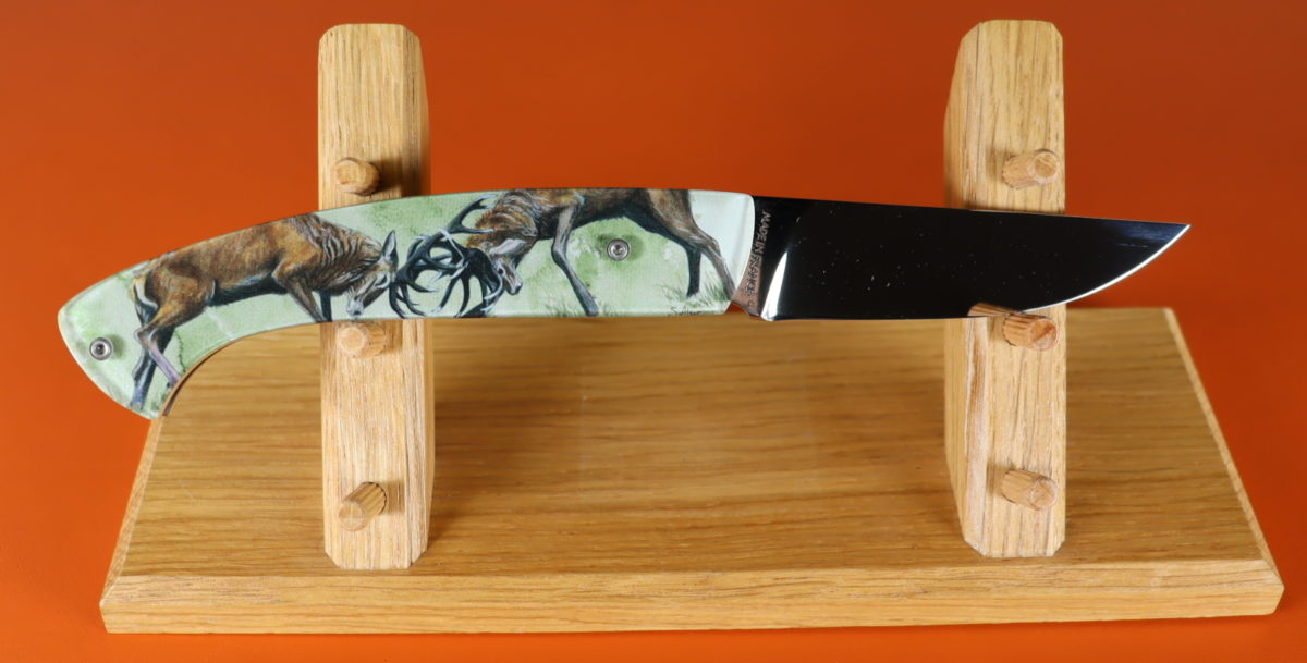 Coffret couteau / Cerf Alsace