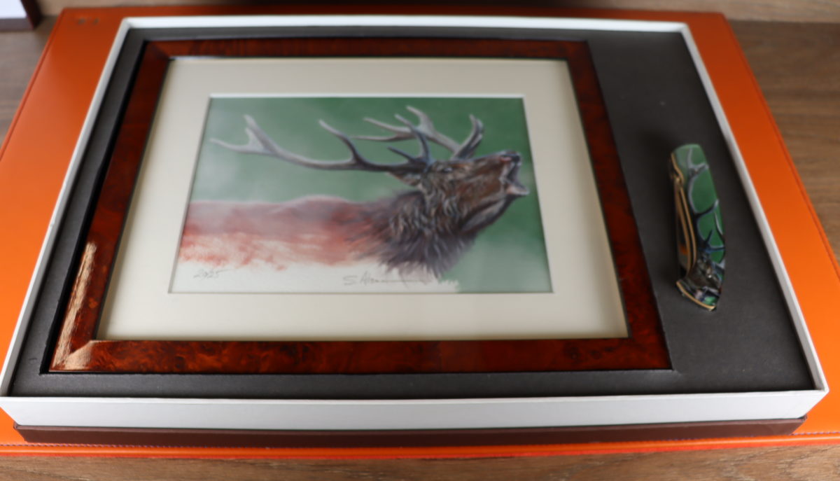 Coffret couteau / Cerf Alsace