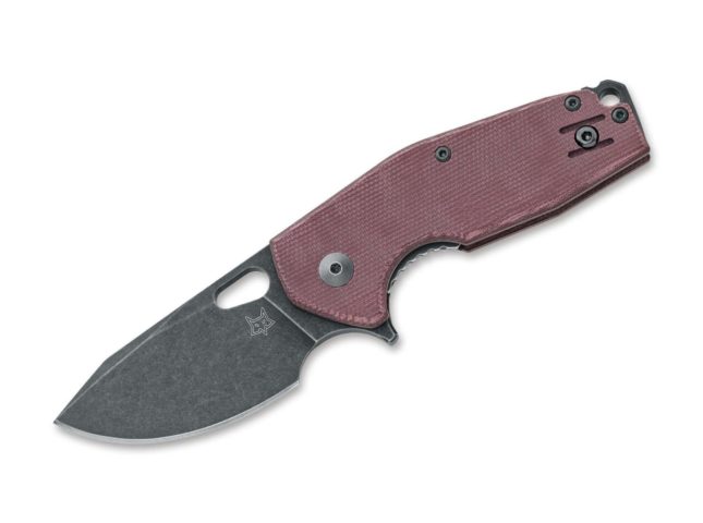 Couteau Suru Micarta Burgundy