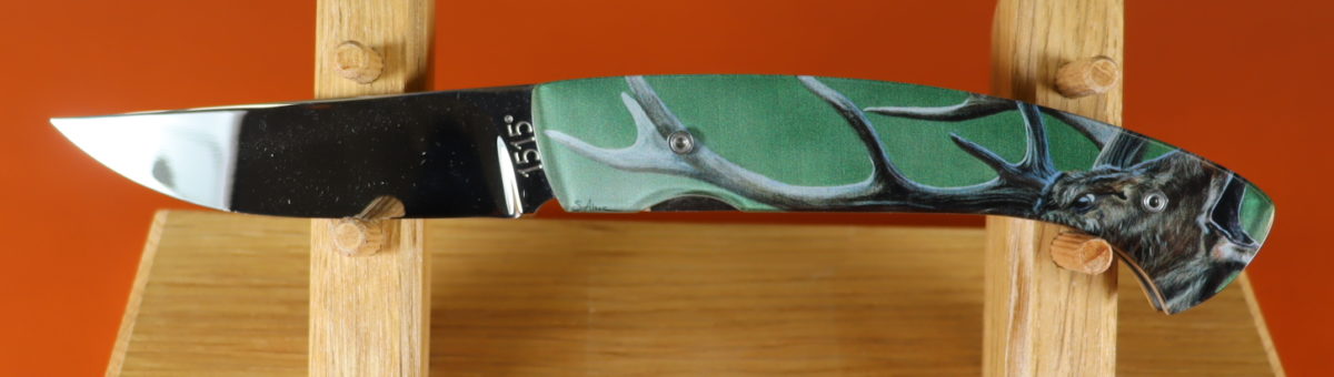 Coffret couteau / Cerf Alsace