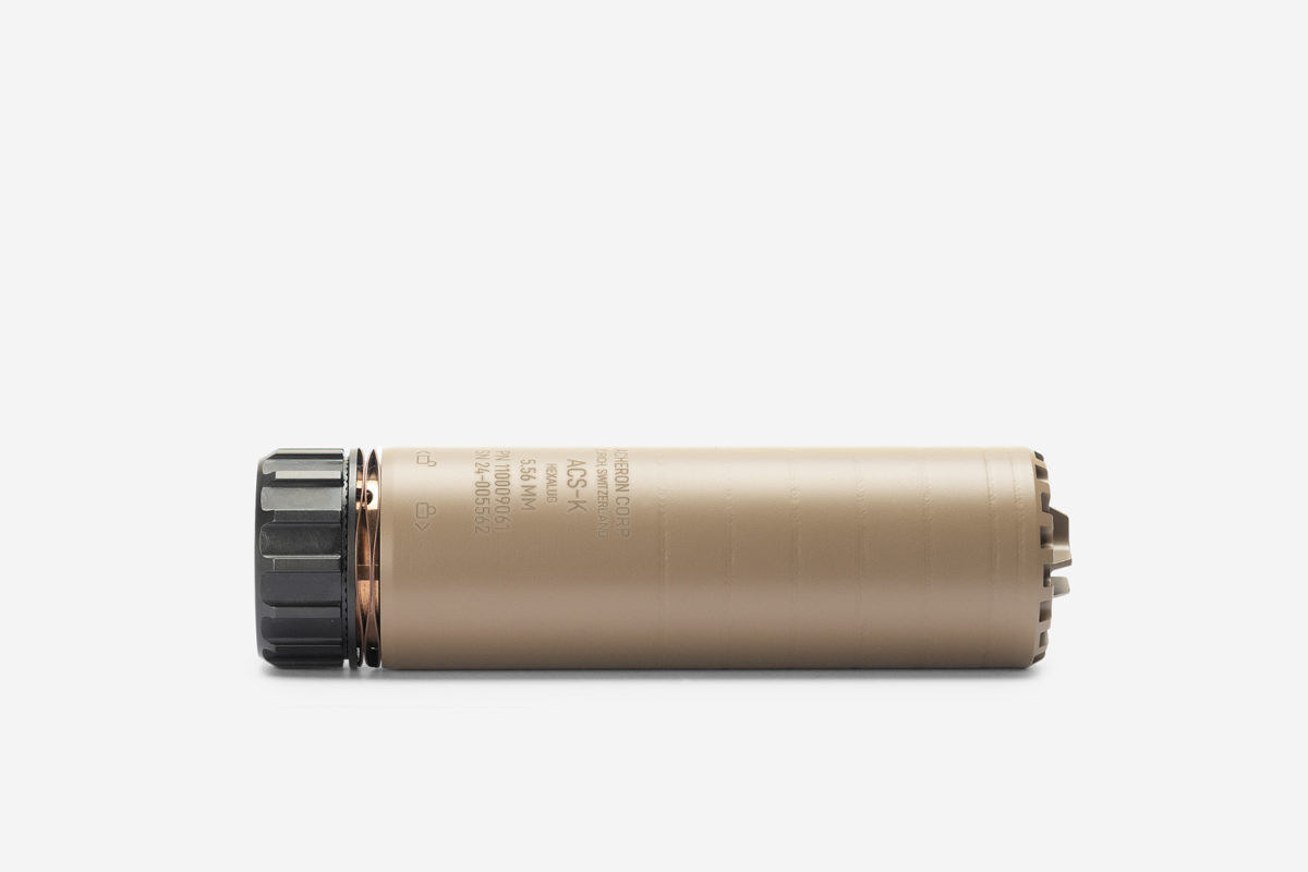 Silencieux ACS E1-K HexaLug 5.56  FDE