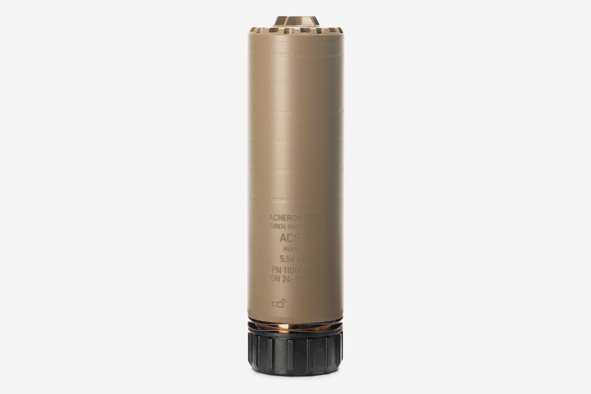 Silencieux ACS E1-K HexaLug 5.56  FDE
