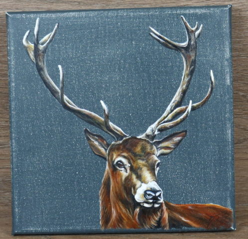 Peinture Sur Toile Cerf