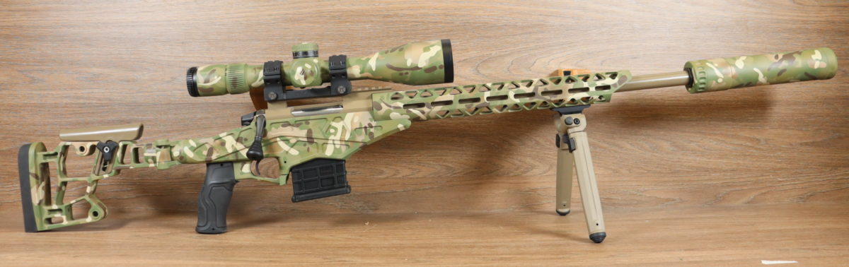 T18 Multicam + Lunette vortex Venom 5-25x56  + Montage Eratac 20 MOA + Silencieux B&T
