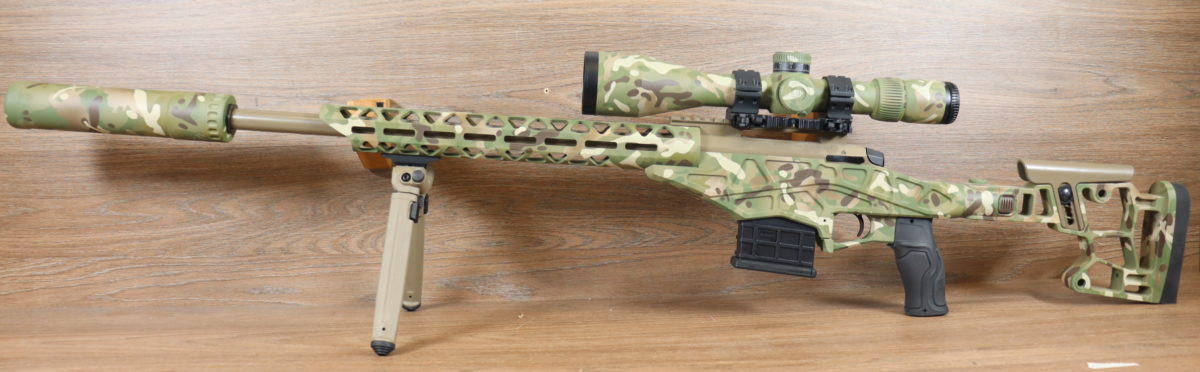 T18 Multicam + Lunette vortex Venom 5-25x56  + Montage Eratac 20 MOA + Silencieux B&T