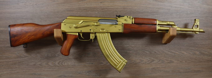 AKM 47 S Bois cerakote gold