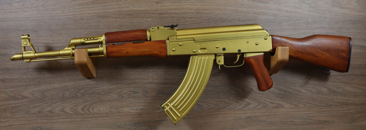AKM 47 S Bois cerakote gold