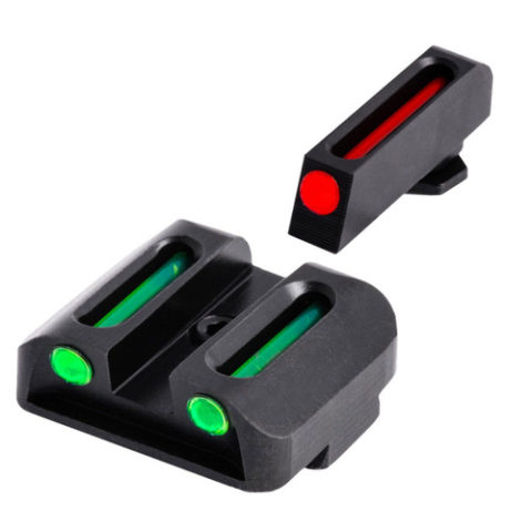 Fiber Optic Sight Mirino High Sets Glock Std