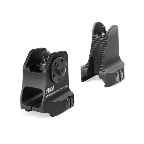 Fixed Front & Rear Sight Set -Black