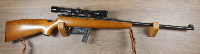 carabine semi auto avec lunette